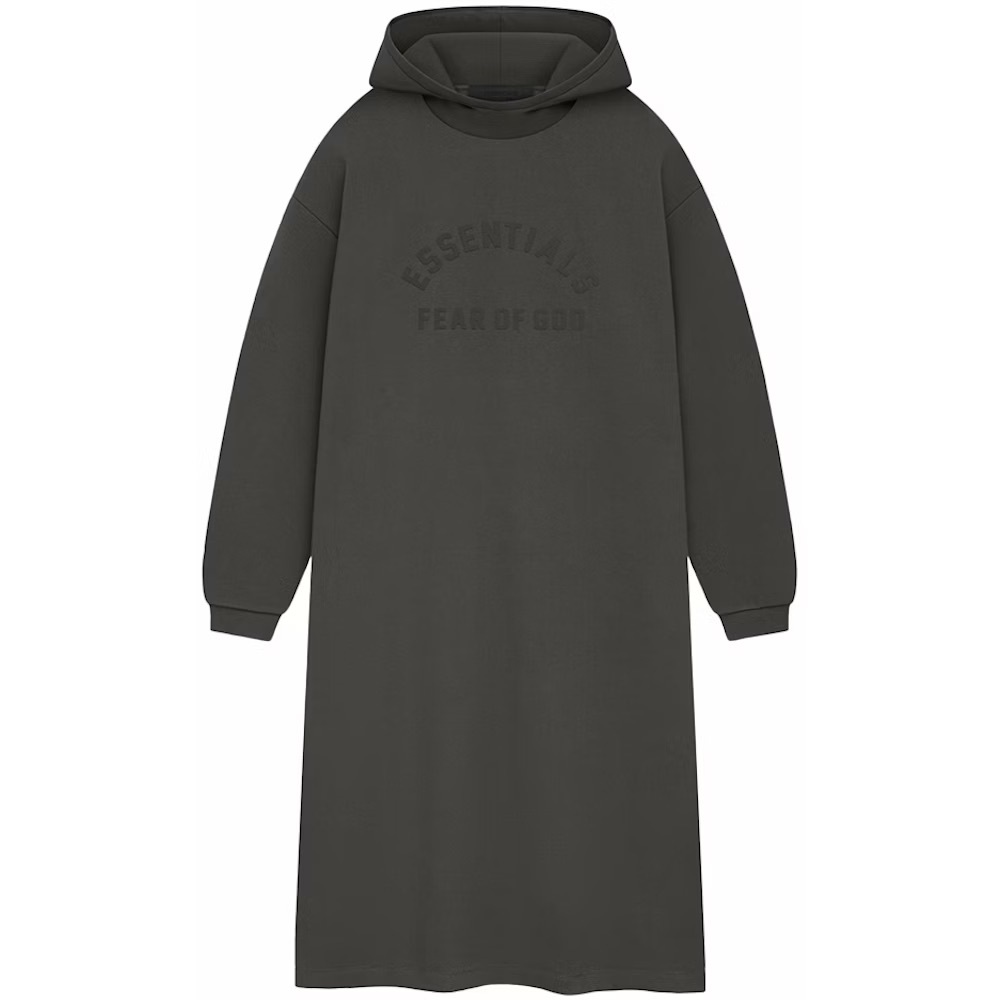 Essentials Fear of God Women’s Nylon Fleece Hooded Dress in Ink